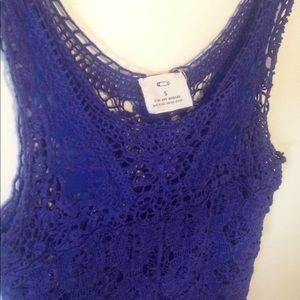 Urban Outfitters blue knit tank from Pins& Needles